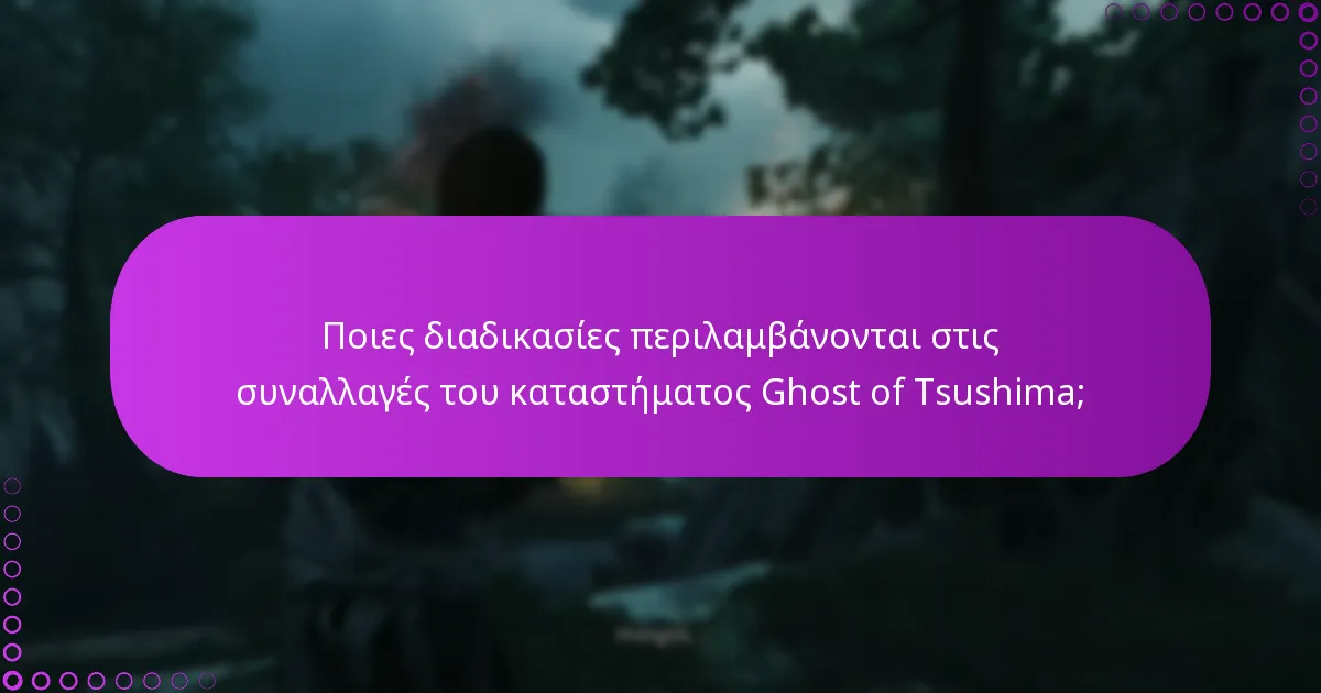 Ποια κοινά προβλήματα προκύπτουν κατά τις συναλλαγές στο κατάστημα Ghost of Tsushima;
